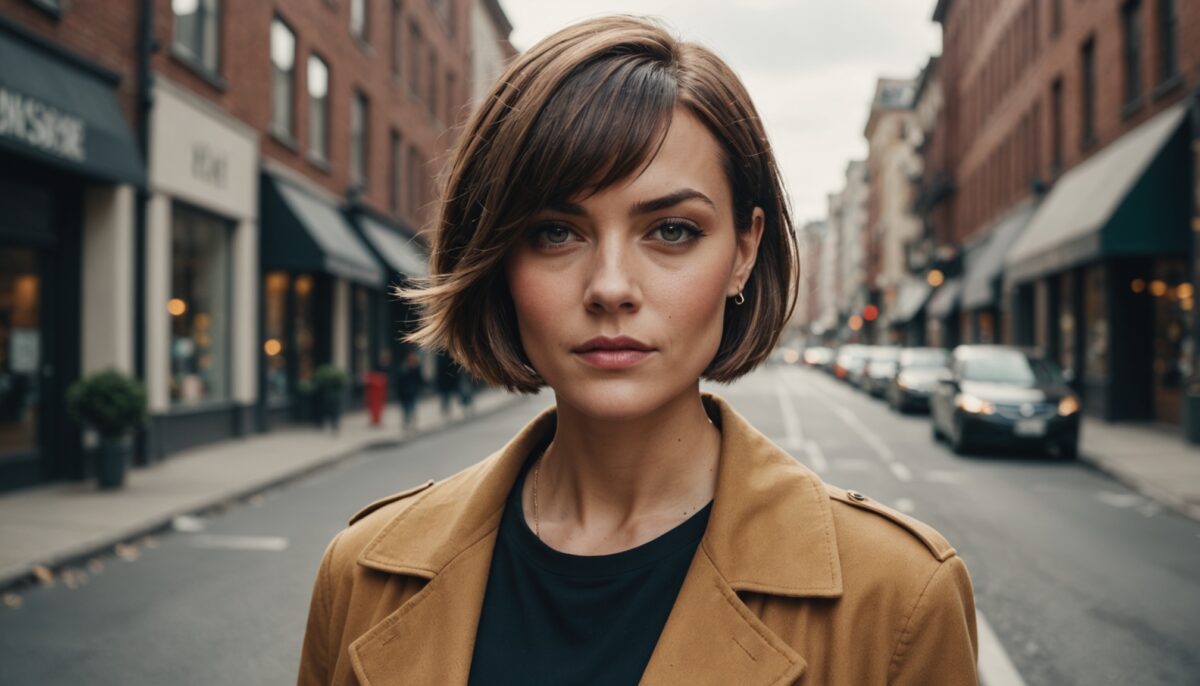 Carré Plongeant avec Frange Latérale : L’Art de l’Asymétrie pour un Style Éclatant