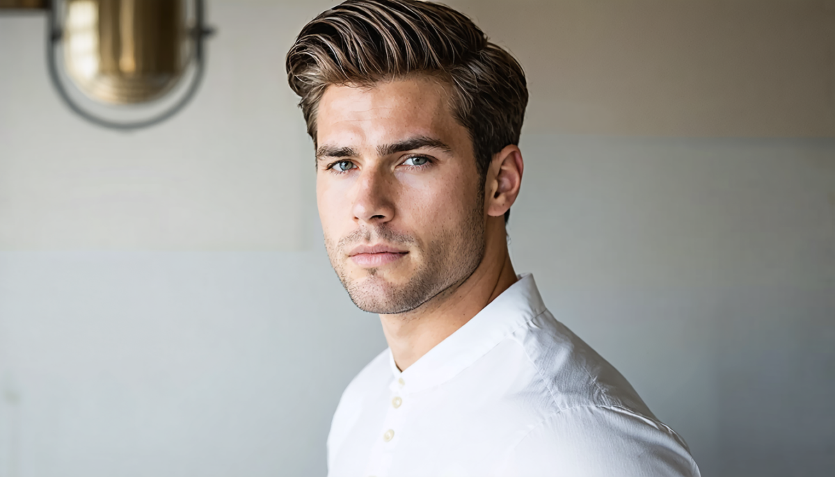 découvrez la raie au milieu pour homme, un style indémodable qui allie élégance et charme naturel pour un look toujours séduisant.
