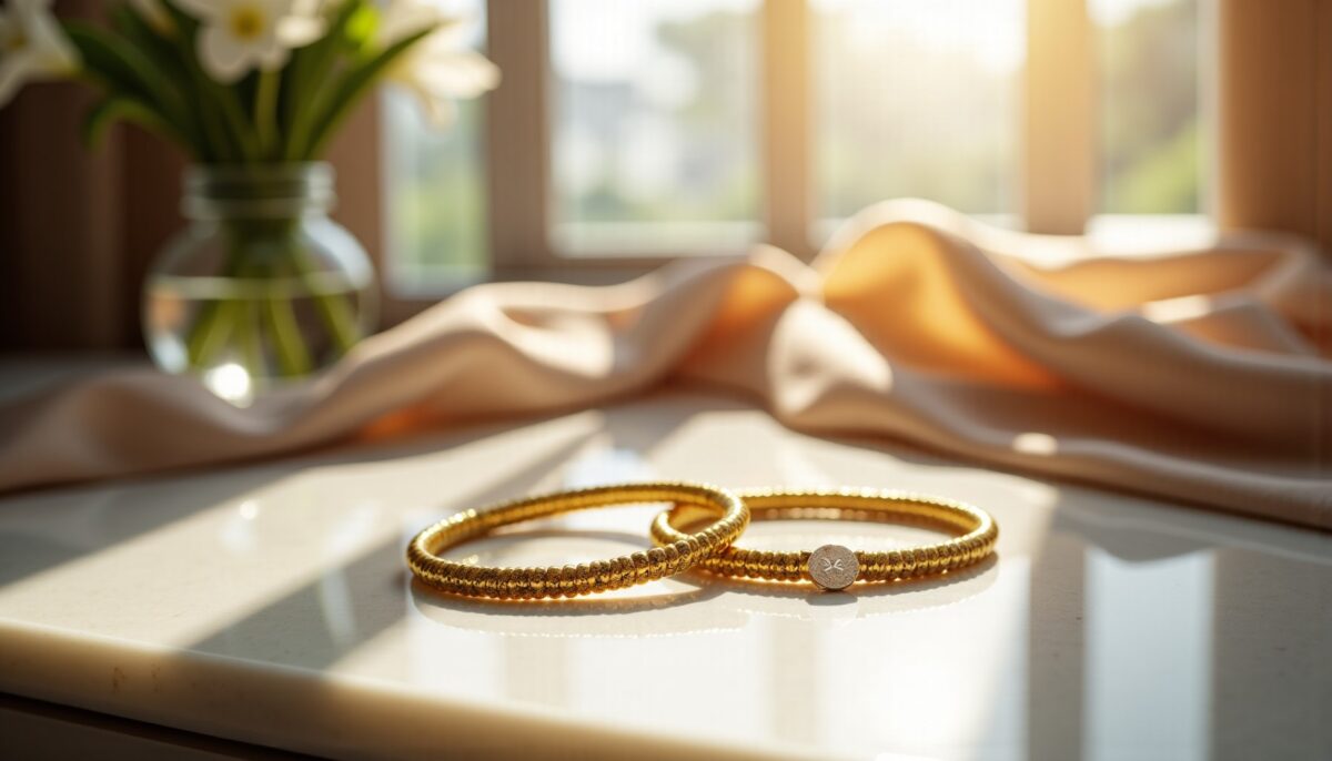 L'élégance éternelle des bracelets plaqués or signés Jadeva