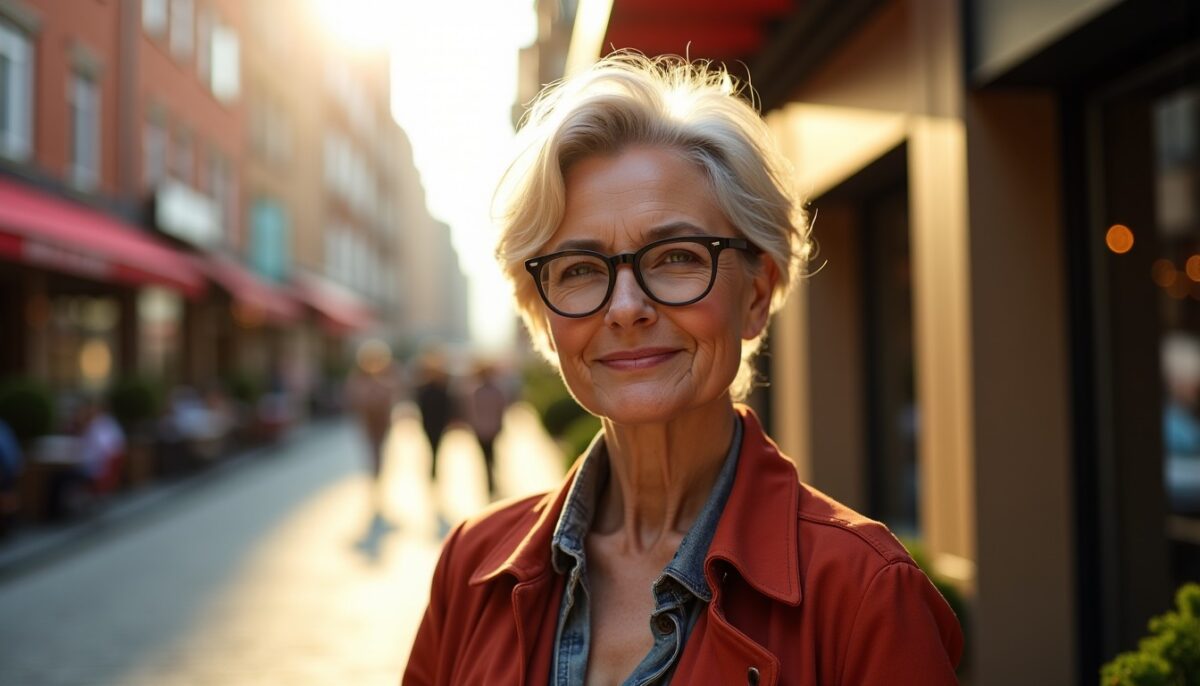 Coupes courtes stylées pour femmes de 50 ans portant des lunettes : adoptez votre nouveau look !